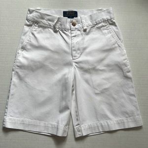 Polo Boys Size 8 White Short